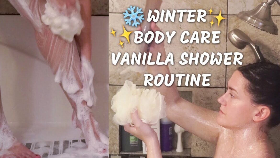 VANILLA WINTER BODY CARE SHOWER ROUTINE!❄HEAL DRY CRACKED SKIN DURING THE WINTER! SHOWER WITH ME!🚿 VANILLA WINTER BODY CARE SHOWER ROUTINE!❄HEAL DRY CRACKED SKIN DURING THE WINTER! SHOWER WITH ME!🚿