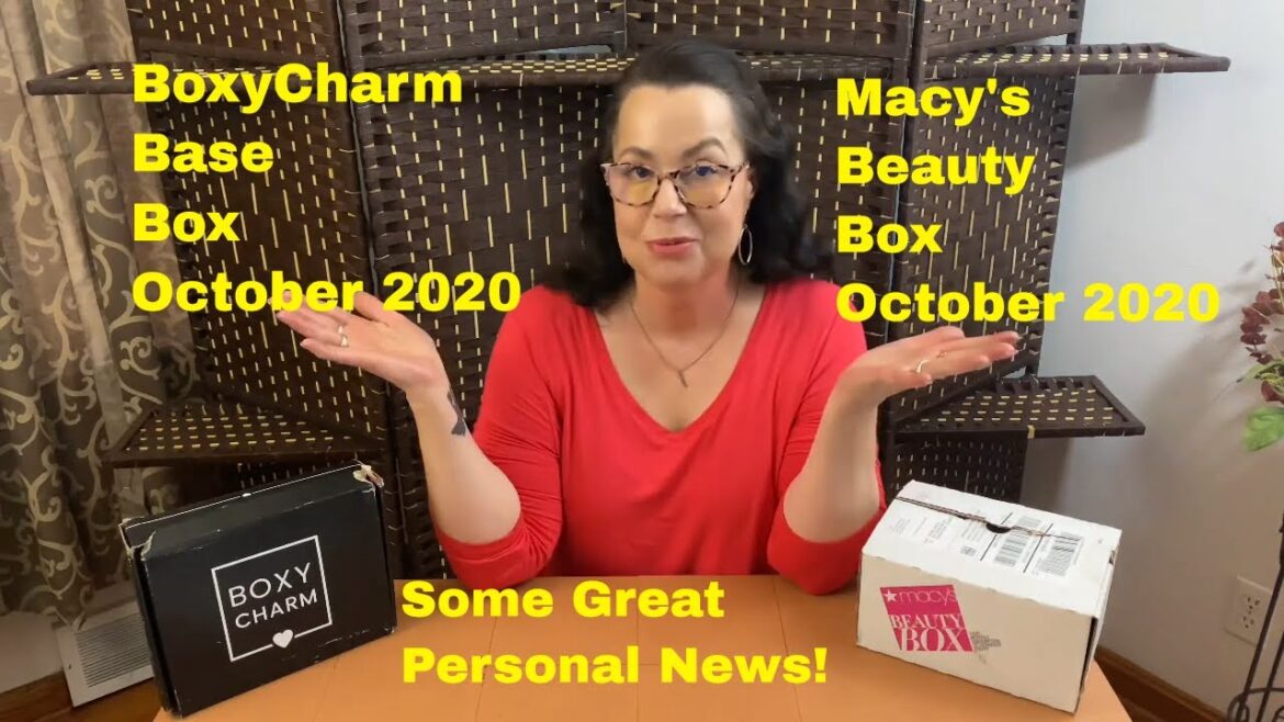 Macy's Beauty Box/ BoxyCharm Beauty Box/ October 2020 Macy's Beauty Box/ BoxyCharm Beauty Box/ October 2020