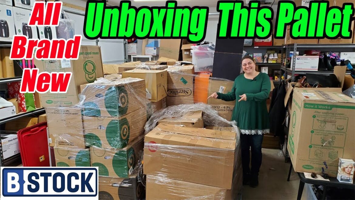 Unboxing a Huge Pallet with Thousands of Items - Brand New - I Show you all the Items - Reselling