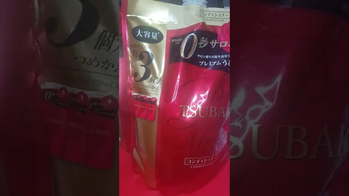My 2022 Collection Shiseido Tsubaki Red Shampoo & Conditioner Refill 1000ml