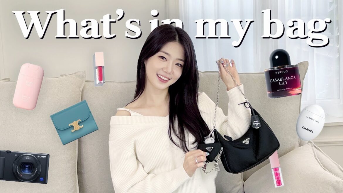 What's in my bag👜 립 제품만 3개인데 저 가방에 다 들어가? | 왓츠인마이백
