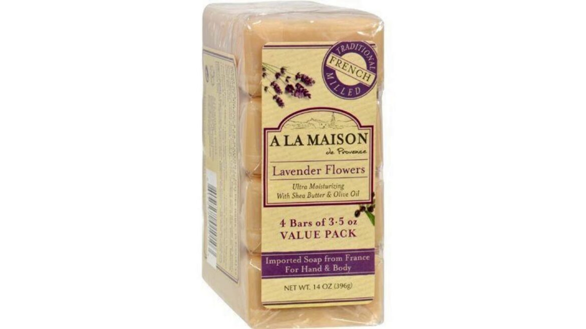 A La Maison Bar Soap - Lavender Flowers - Value 4 Pack