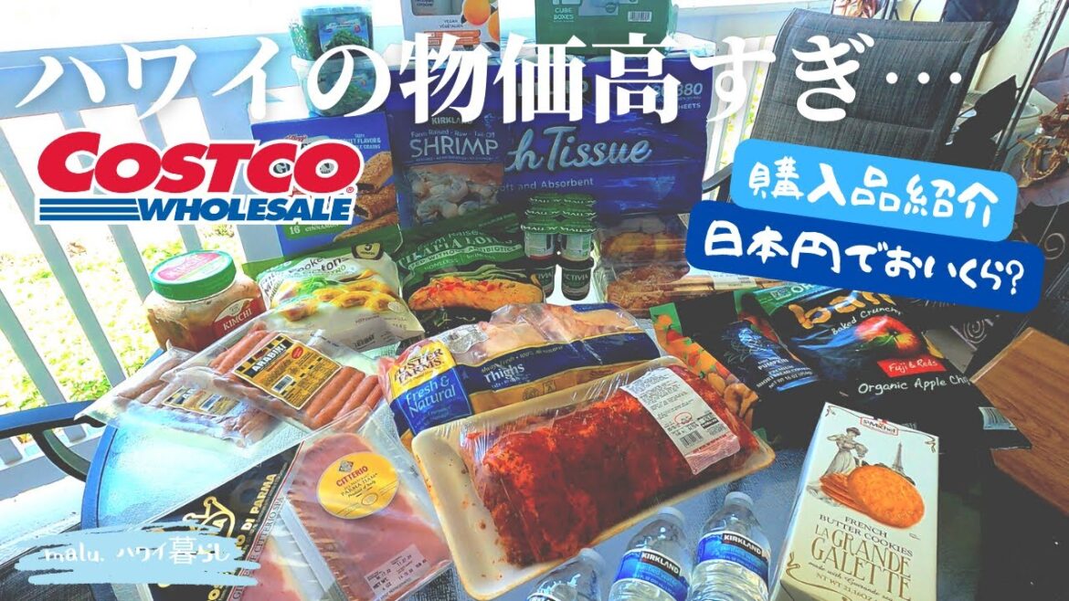 【コストコ】ハワイは衝撃の物価高騰！日本円でいくらなの？| Costco購入品紹介