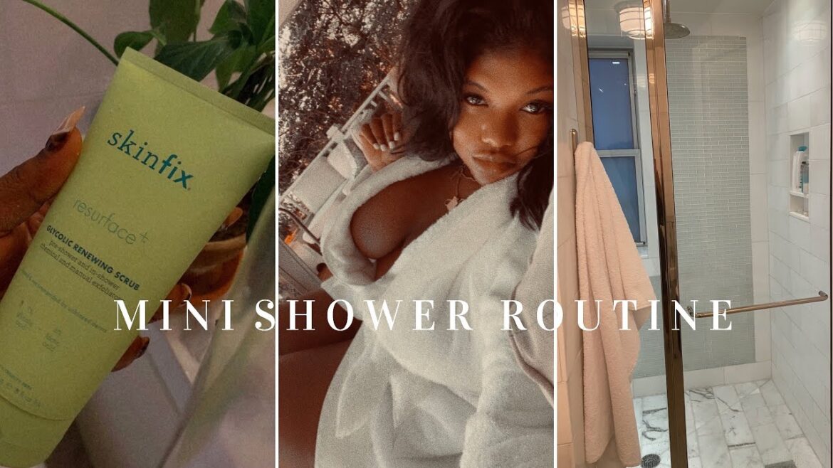 SHOWER SELF CARE ROUTINE | SMOOTH GLOWY SKIN | FEMININE HYGIENE RECOMMENDATIONS | TANYKA MARIE