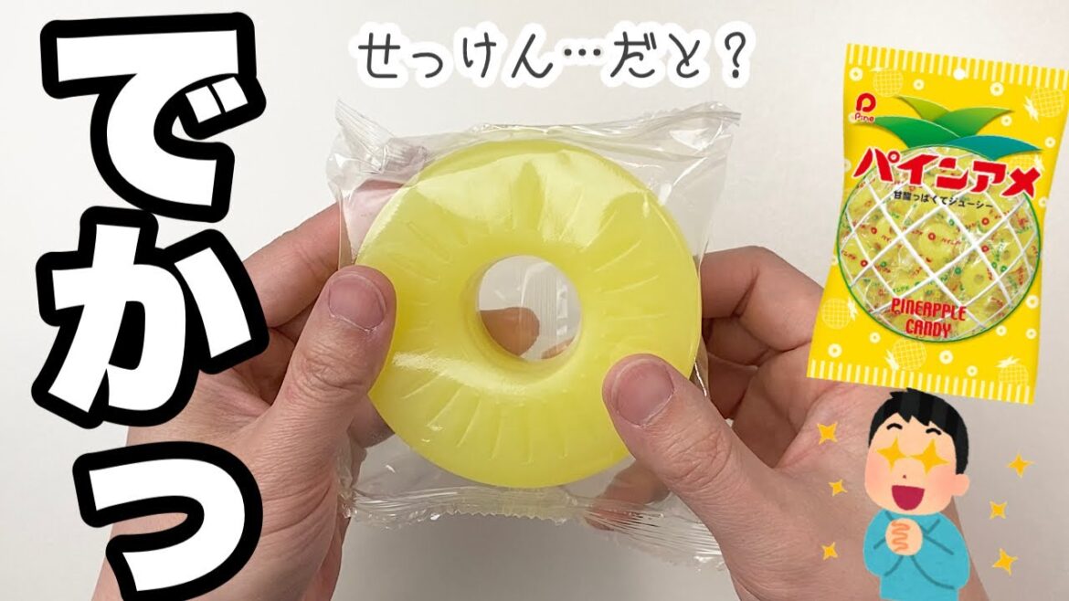 【実験】パインアメ石鹸を使って最高のスライムを作る🤡🍍