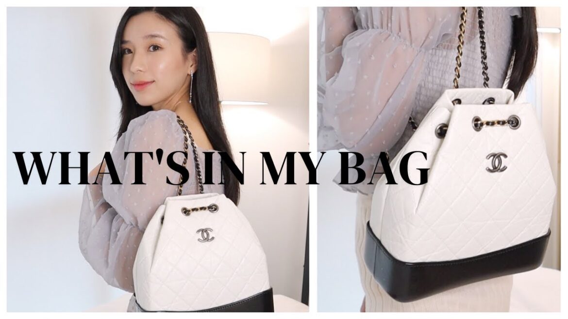 WHAT'S IN MY BAG | Chanel Gabrielle Small Backpack