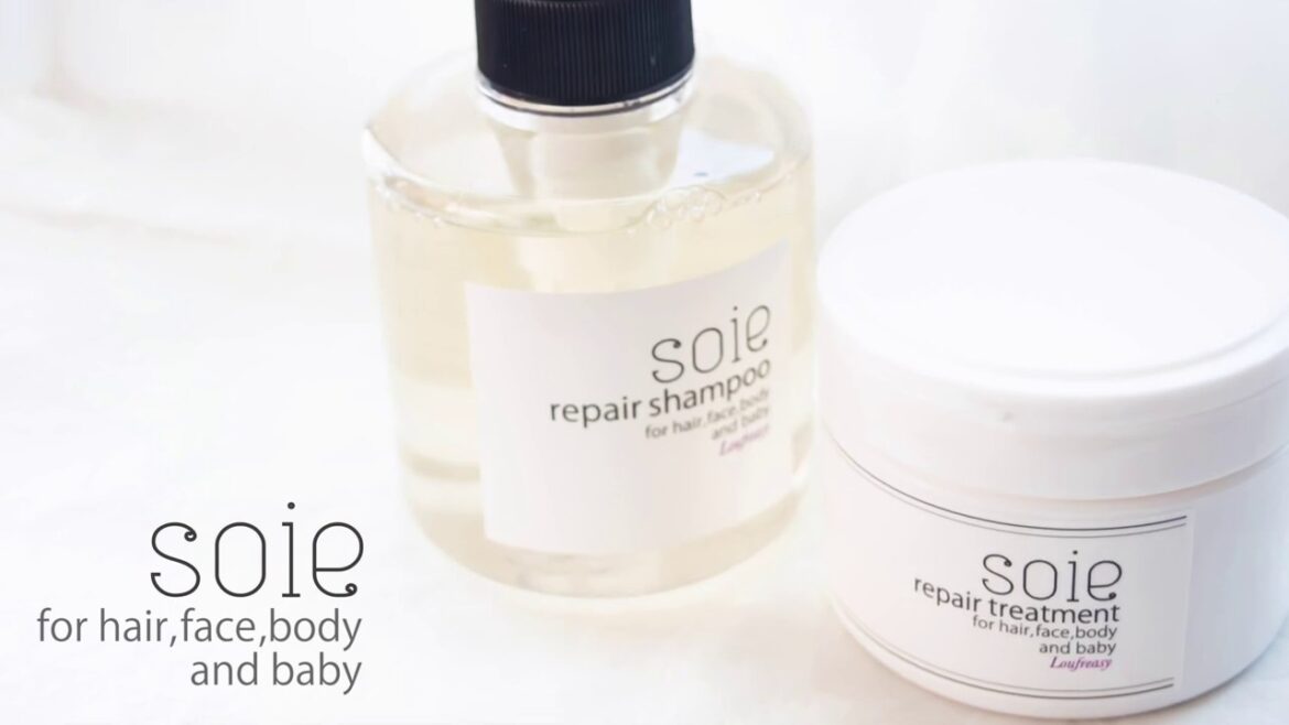 全身保湿シャンプー＆トリートメント【 soie（スワ）】　by　Loufreasy（ラフリジー）ノンシリコンなのにキシキシしない“うるツヤ”の髪に♪