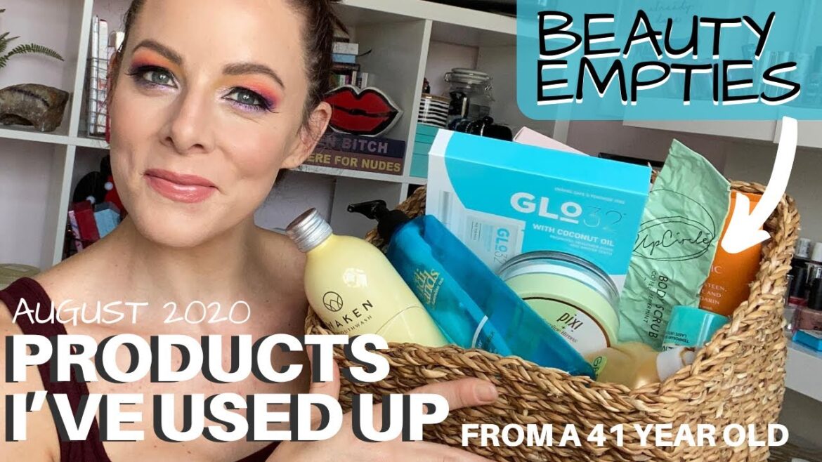 PRODUCT EMPTIES | Beauty Products I've used up | UK Faves for 40 plus | AUGUST 2020