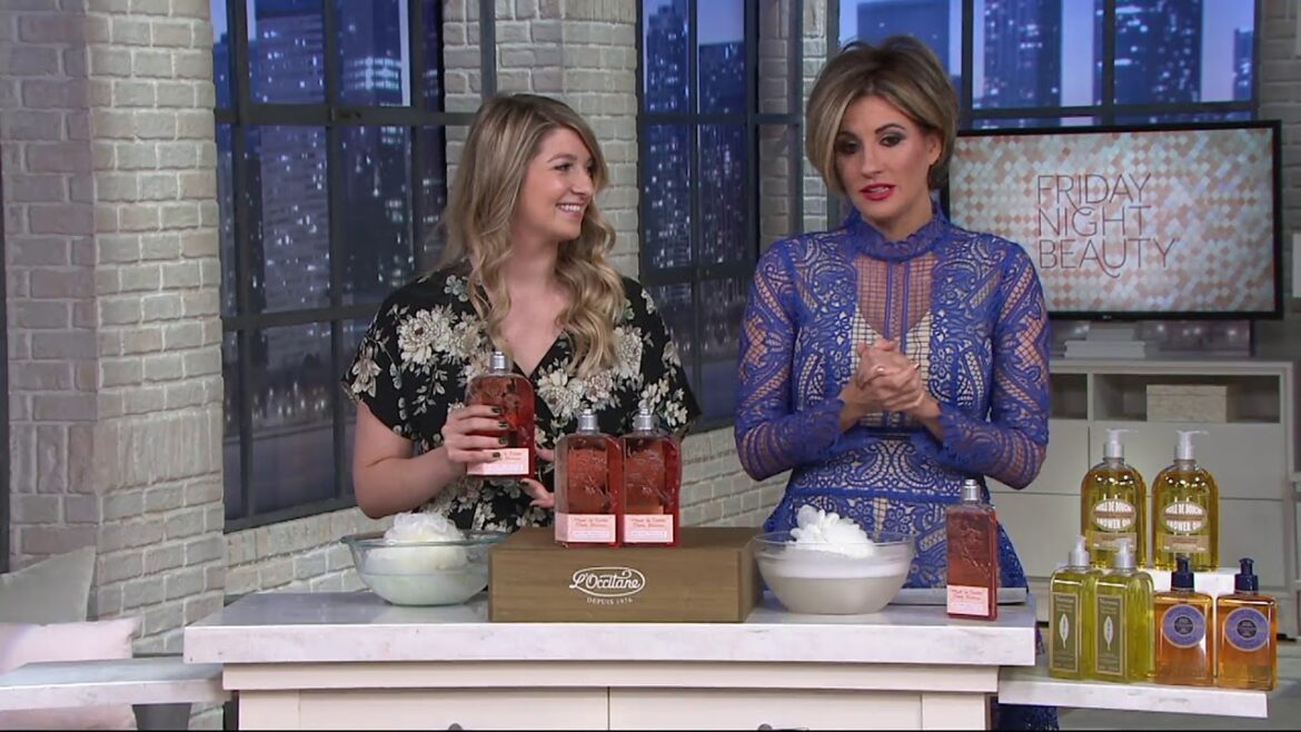 L'Occitane Super-size Bath & Shower Gel Duo in Cherry Blossom on QVC
