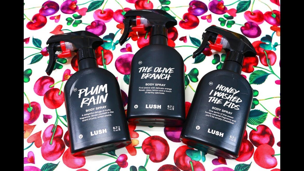 New LUSH Body Sprays!! First Impressions and Do they Smell like the Shower gels?