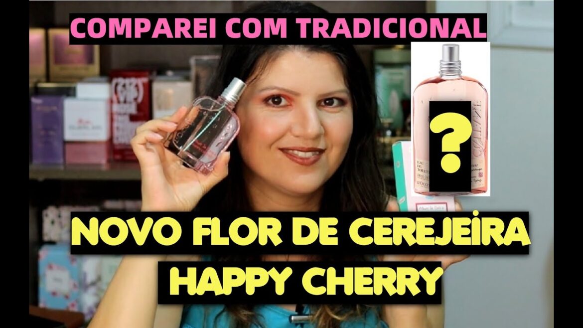 Novo Flor de Cerejeira Happy Cherry da Loccitane en Provence Perfumaria