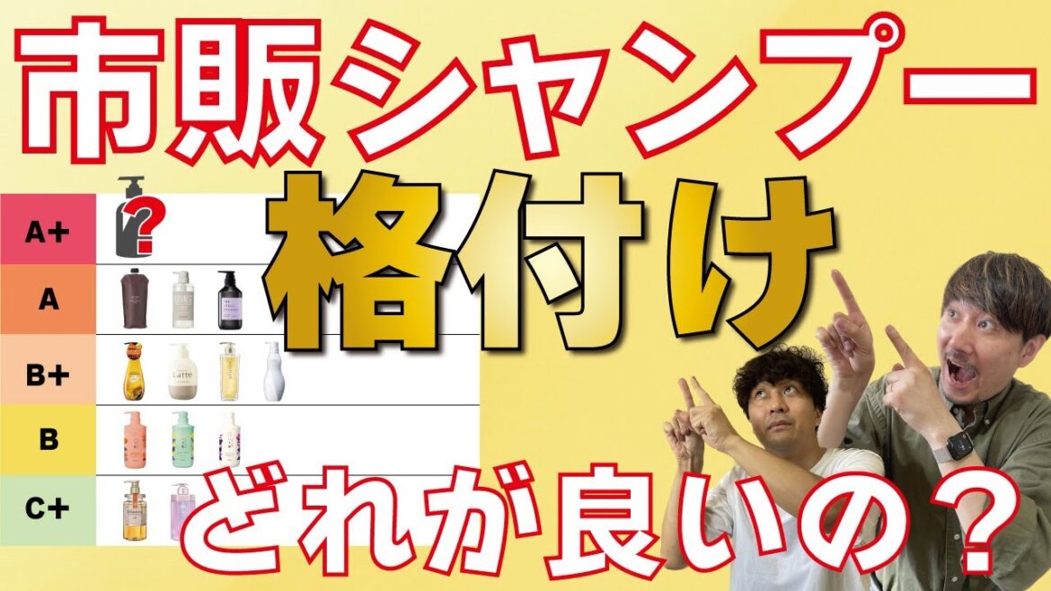 市販シャンプーのオススメはどれ?ランク付けをしてみました! 市販シャンプーのオススメはどれ?ランク付けをしてみました!
