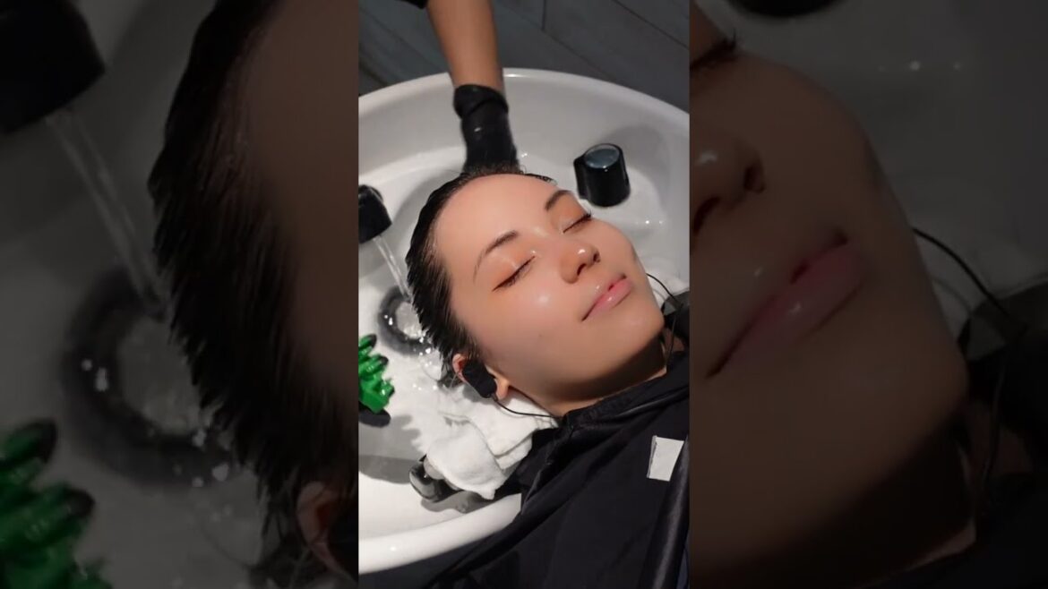 弾ける泡の音で深い睡眠と疲れを癒やすヘッドスパ#shorts 弾ける泡の音で深い睡眠と疲れを癒やすヘッドスパ#shorts