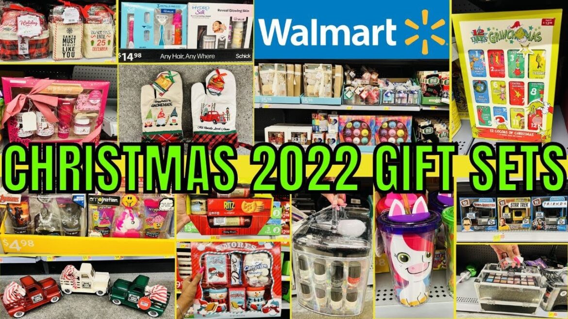 WALMART SHOP W/ME🛍WALMART BUDGET FRIENDLY GIFT SETS 2022🎅🎄WALMART CHRISTMAS 2022🎄🎅
