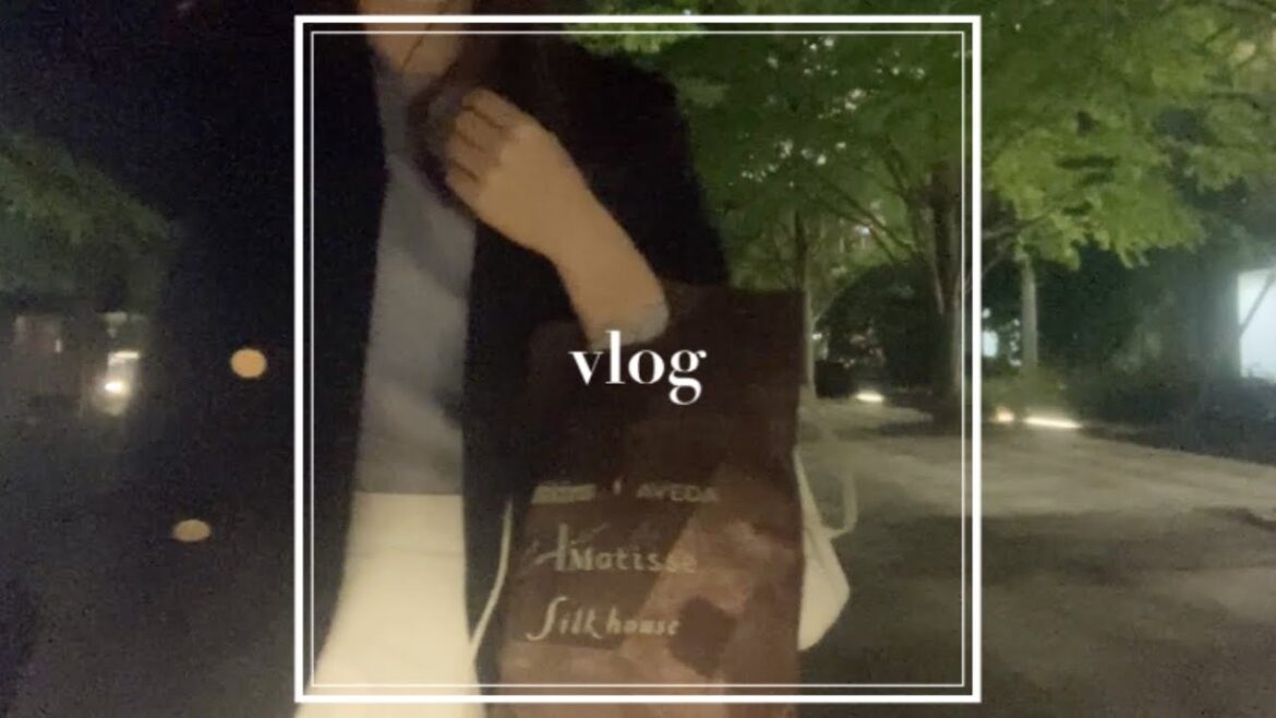 【vlog】都内一人暮らしOLの休日｜表参道の美容院で縮毛矯正｜AVEDAのパドルブラシ｜IKEAのカーテン｜30代社会人