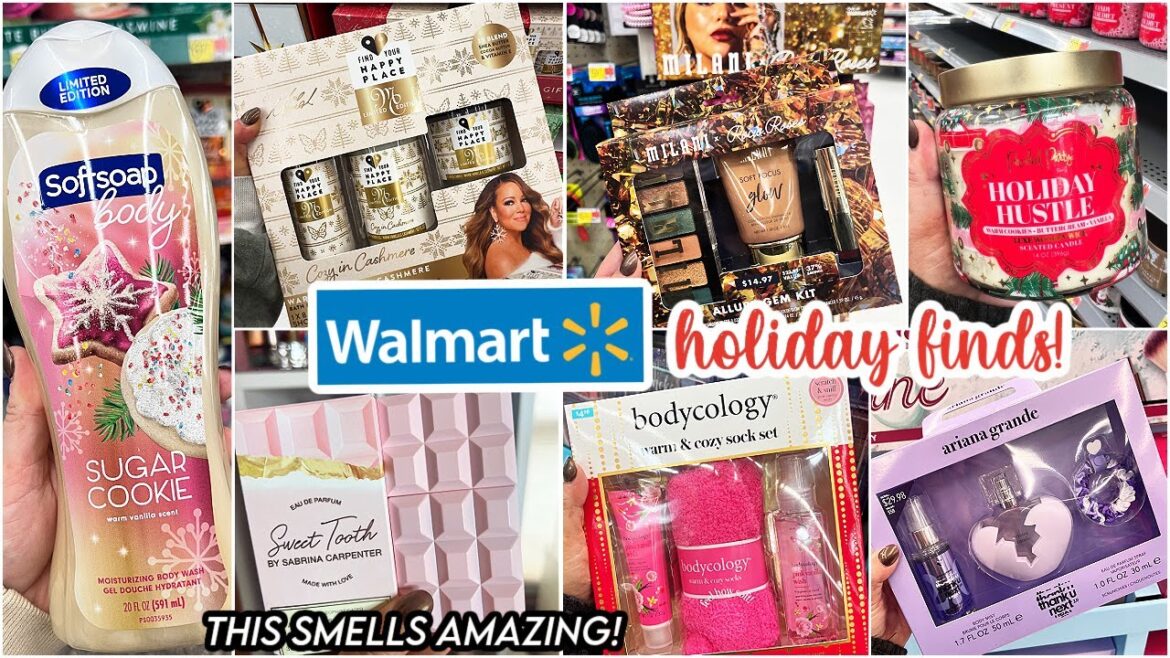 WALMART HOLIDAY SHOP WITH ME: TONS OF NEW FRAGRANCES, BODY CARE GIFT SETS, + THE BEST CANDLES