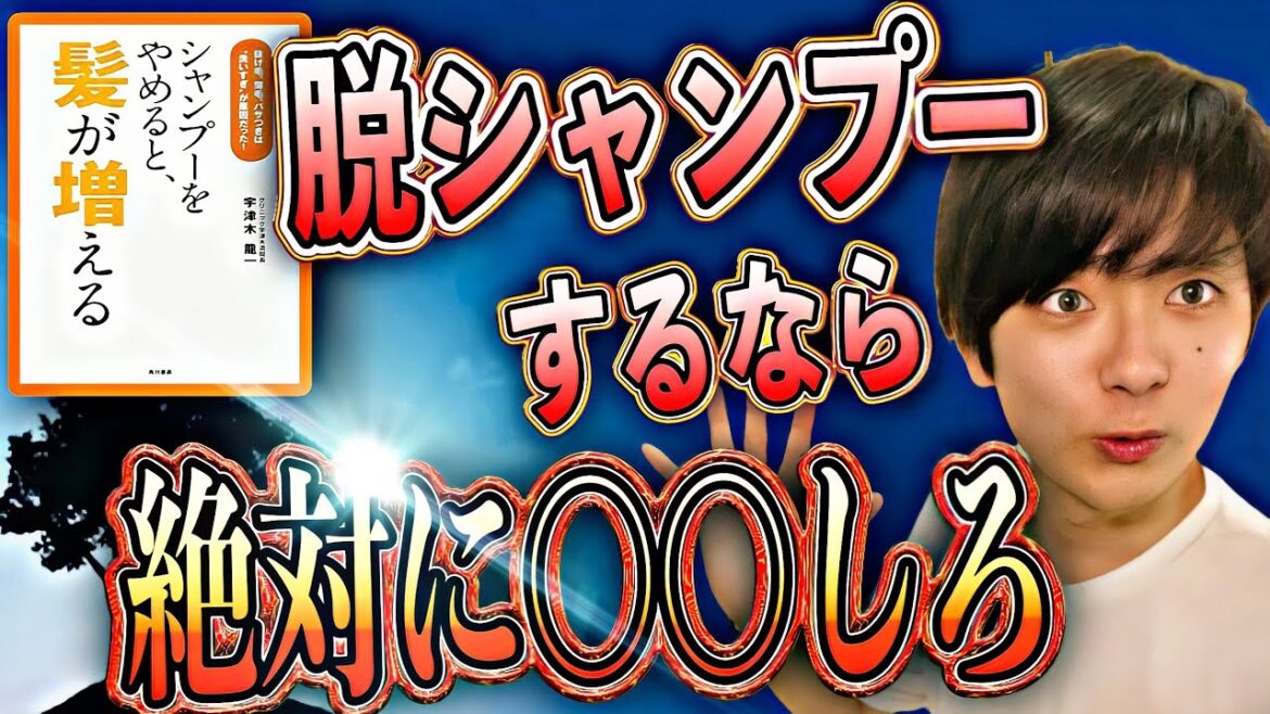 【検証結果】 脱シャンプーを4カ月間実施して分かった事。やり方について。