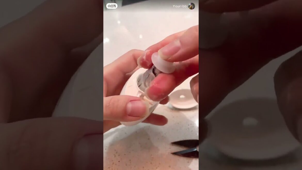 Opening Chanel hand cream. I didn’t expect that.