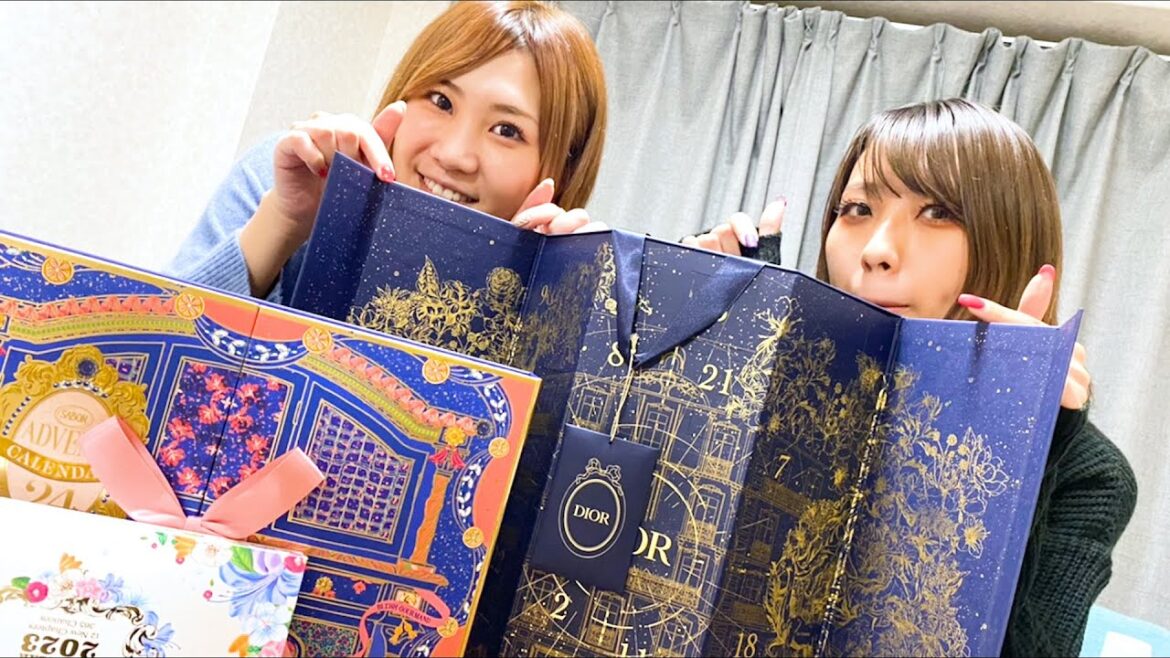 SABONとDIORのアドベントカレンダーを開封したら豪華すぎた！！！！！【めいてょ】