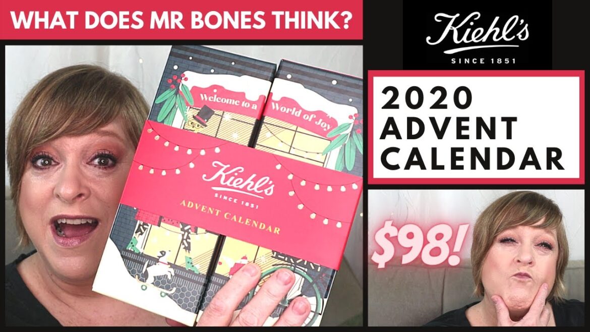 Kiehl's 2020 Advent Calendar | $98!! What Does Mr. Bones Think?