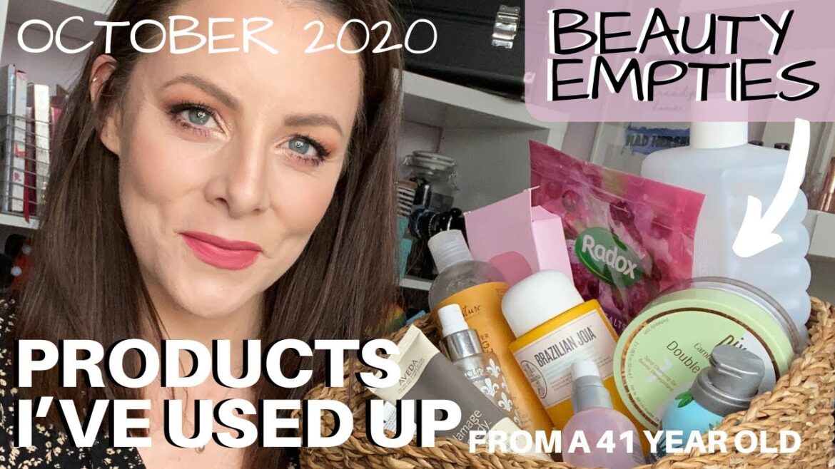 PRODUCT EMPTIES | Beauty Products I've used up | UK Faves for 40 plus | OCTOBER 2020