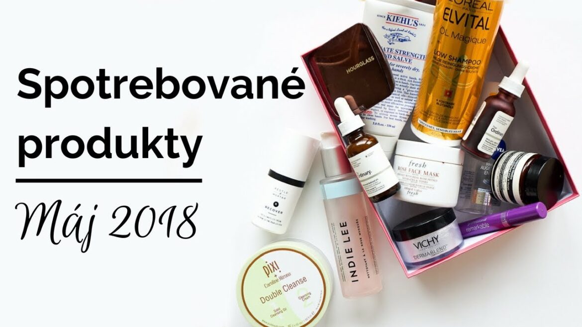 Spotrebované produkty – Máj 2018 + GIVEAWAY Spotrebované produkty - Máj 2018 + GIVEAWAY