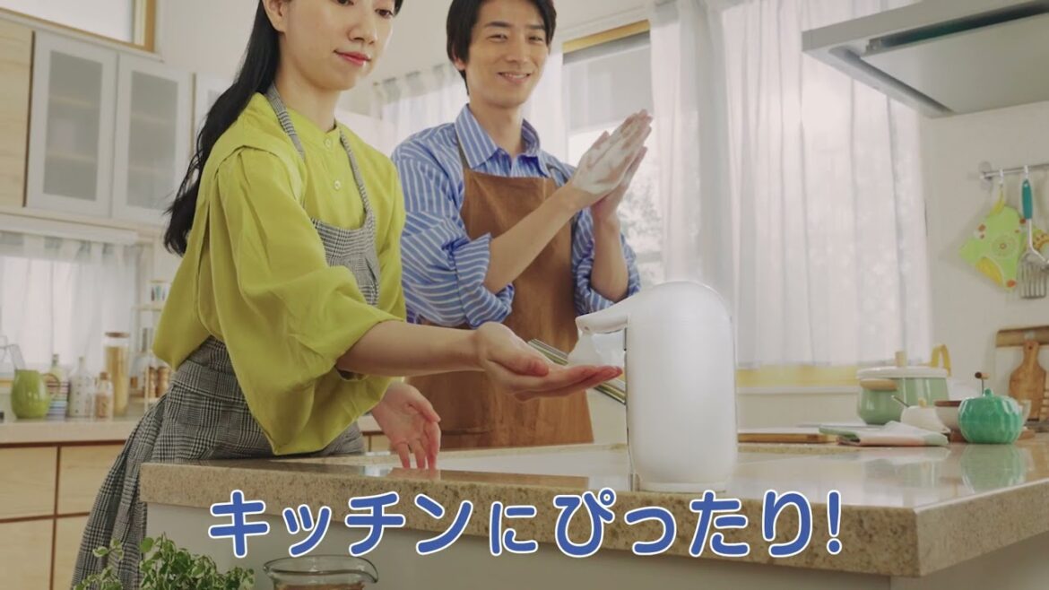 花王 ビオレｕ 自動で出る泡ハンドソープ　キッチンで便利篇 動画広告