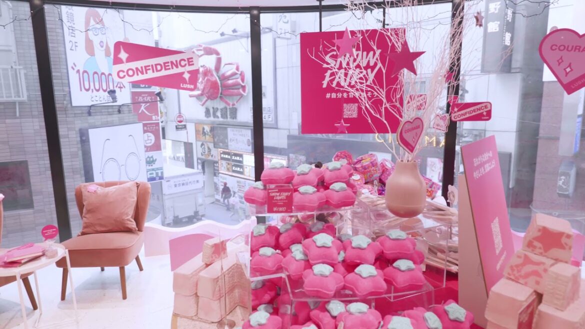 LUSH 新宿店にSnow Fairyの魔法がかかったら|LUSH ラッシュ LUSH 新宿店にSnow Fairyの魔法がかかったら|LUSH ラッシュ