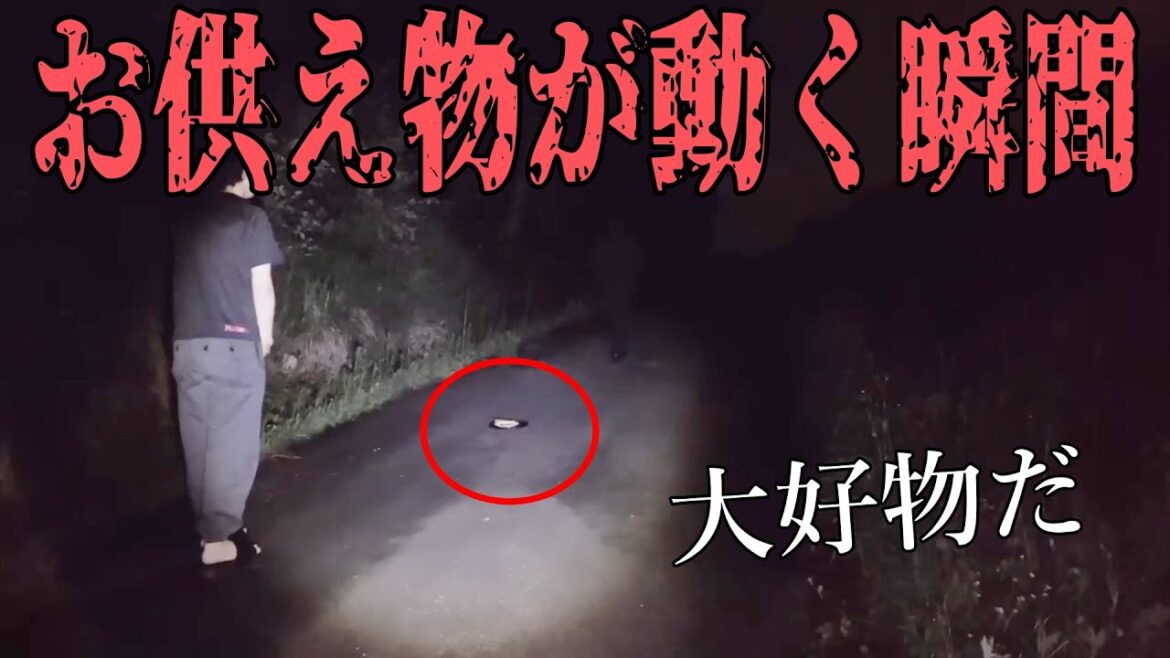 【心霊】お供え物が勝手に動く瞬間を捉えた！！【かねき切り抜き】