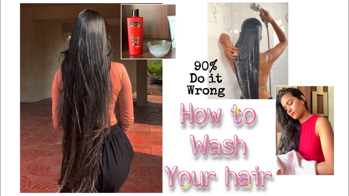 Right way to wash your hair ! How to shampoo your hair properly ! Mishti Pandey