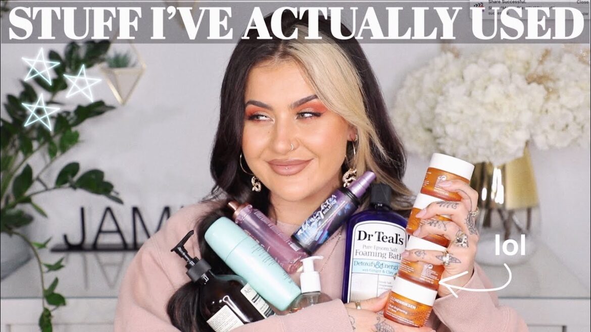 BEAUTY EMPTIES - STUFF I'VE ACTUALLY FINISHED | JAMIE GENEVIEVE