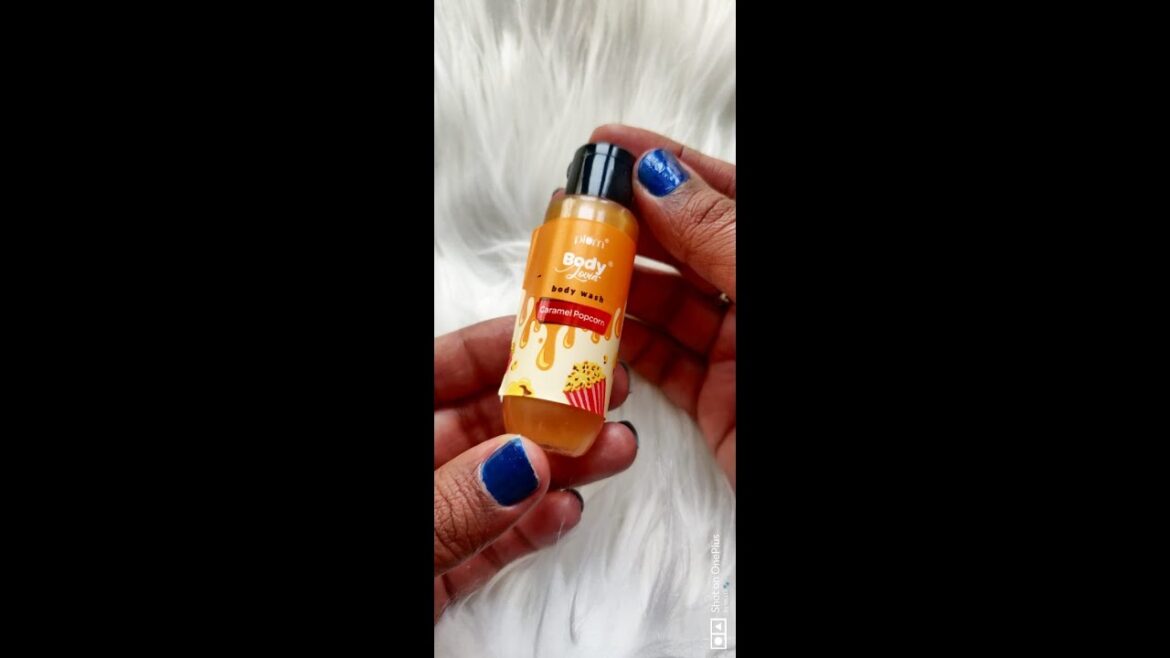 Plum caramel popcorn shower gel review #shorts