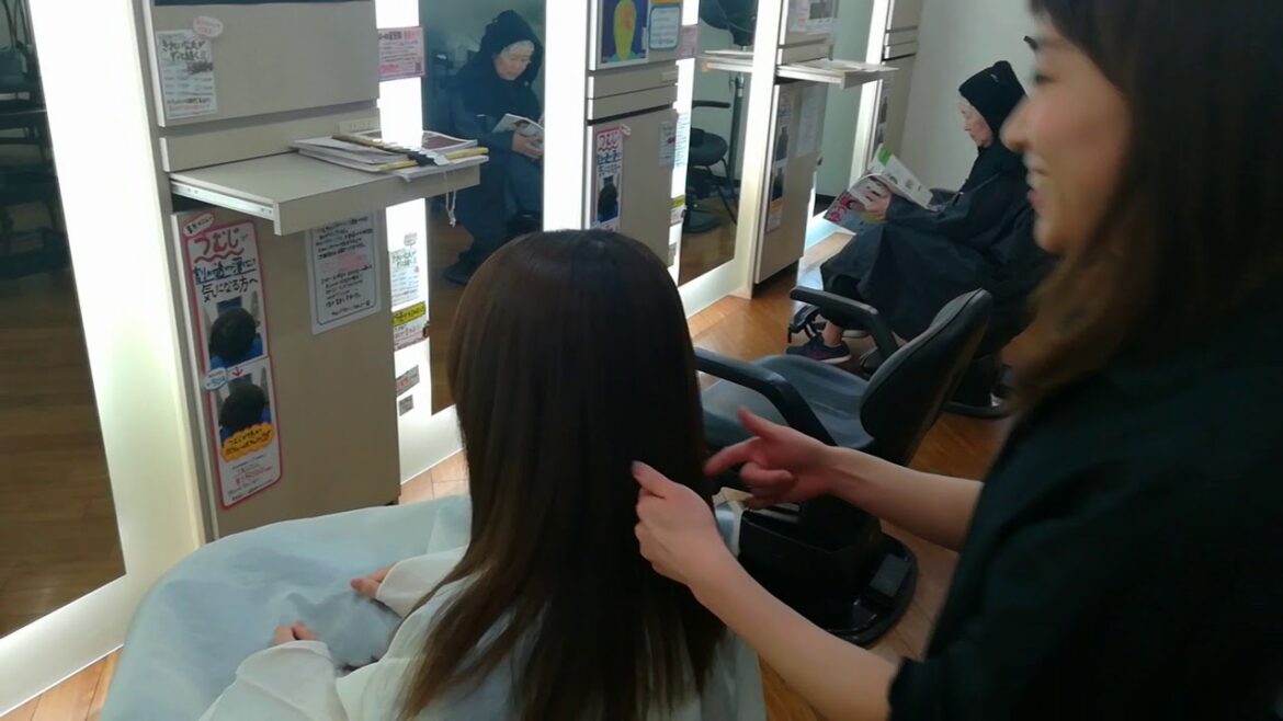 浜松市中区美容院サロンドグリーン　縮毛矯正お仕上がりの様子