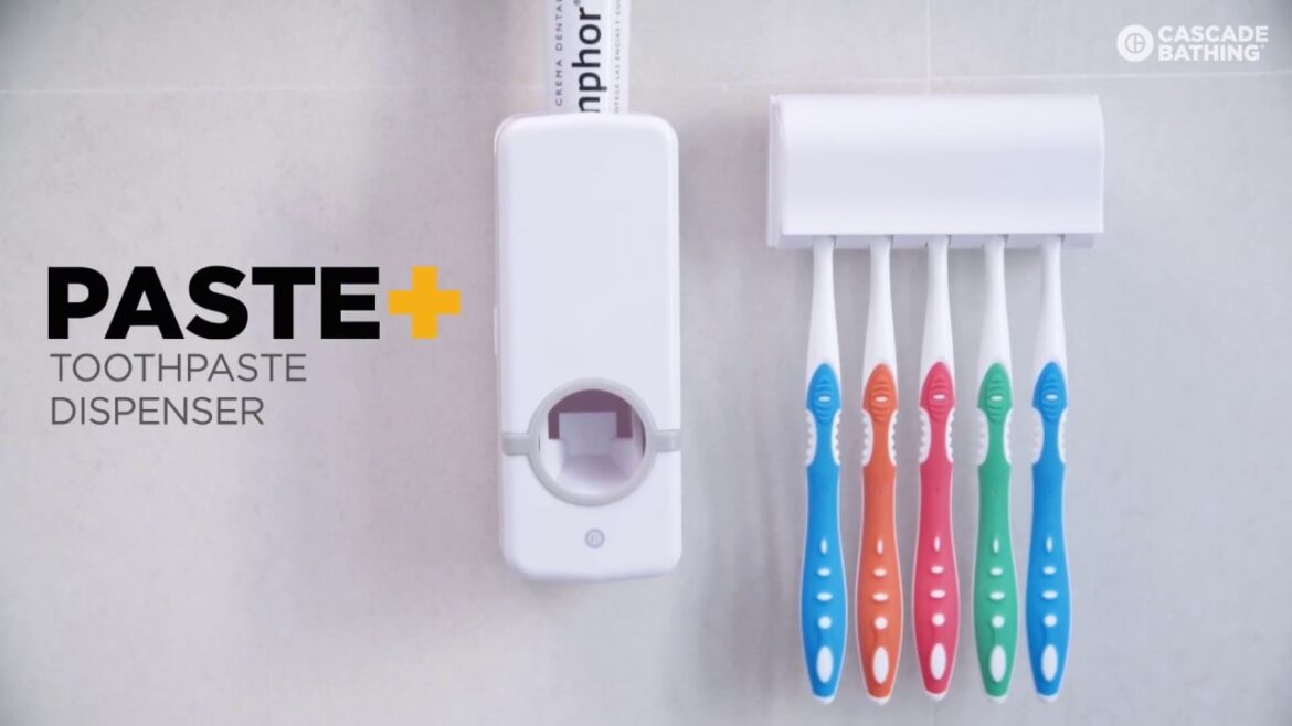 Paste+ Toothpaste Dispenser with Toothbrush Holder Paste+ Toothpaste Dispenser with Toothbrush Holder