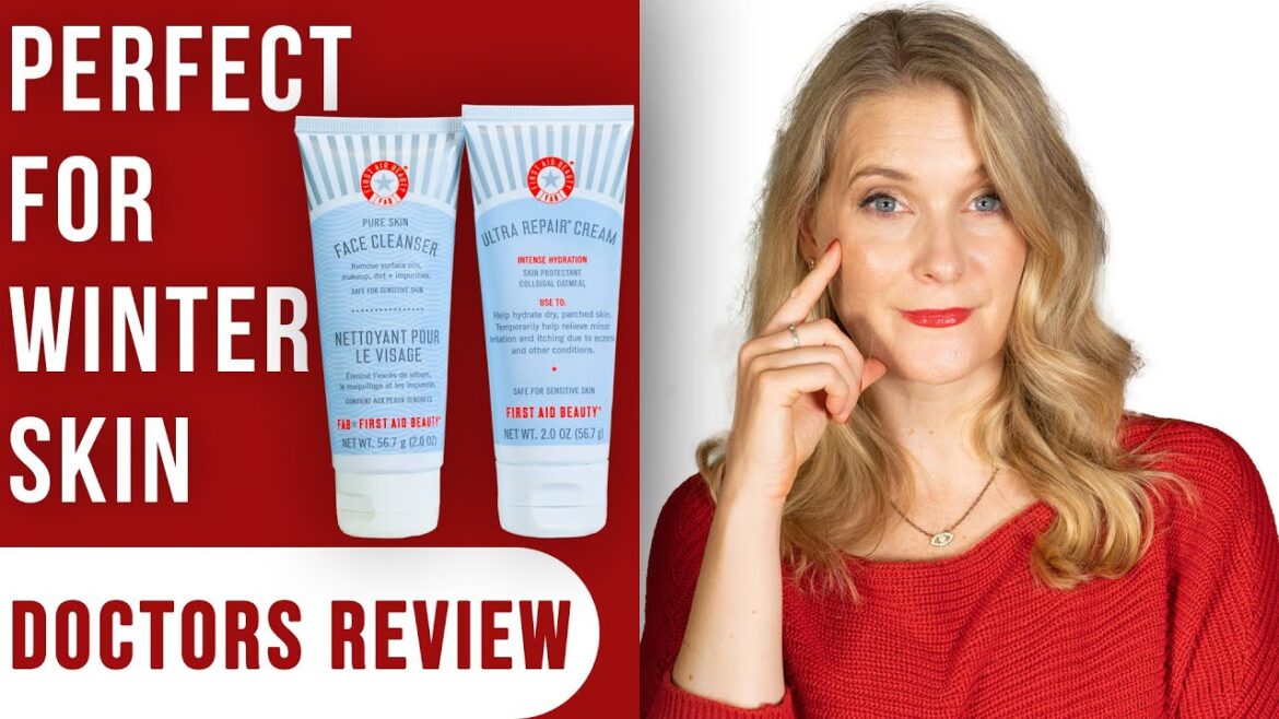 First Aid Beauty Pure Skin Face Cleanser and Ultra Repair Cream - winter skincare | Doctors Review