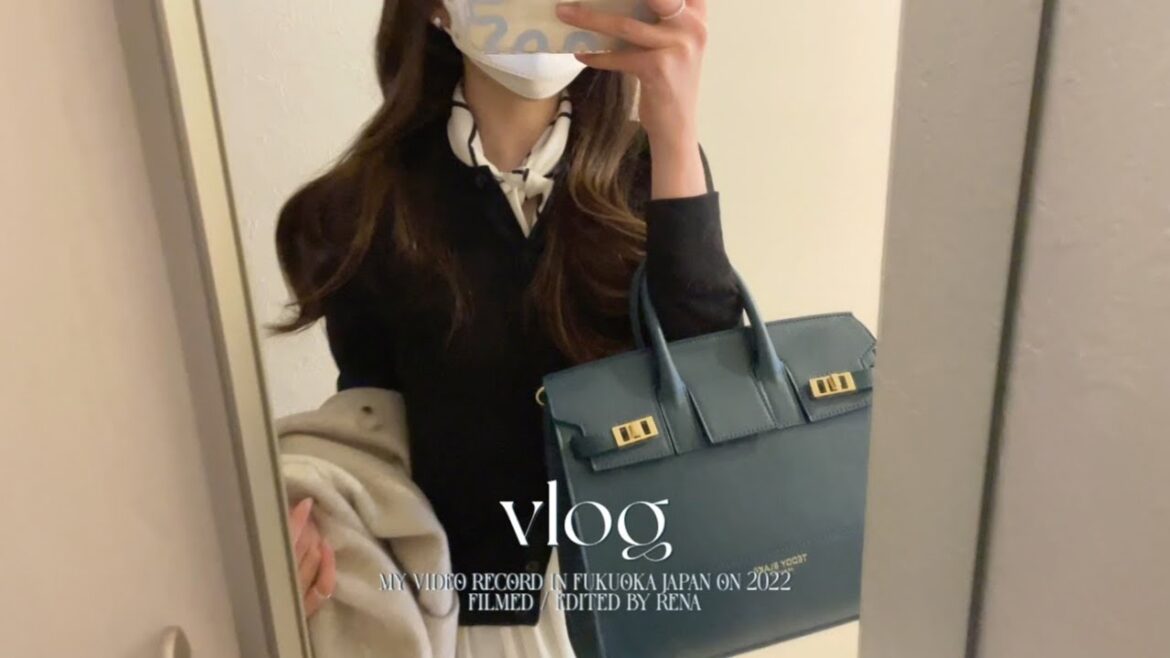 vlog｜社会人OL🌷新しいバッグ👜休息の時間🍃出勤する日常🗂ランチとパン屋さん🥐