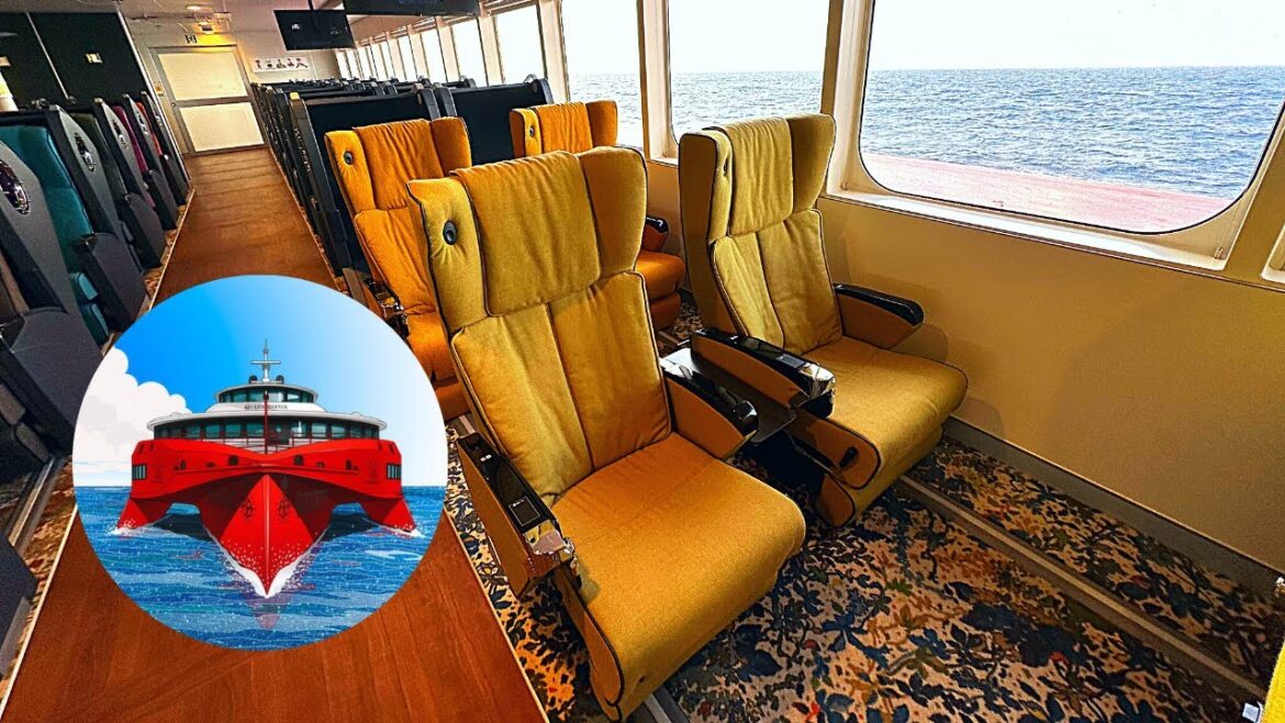 Japan to Korea on a High Speed International Ferry | JR Kyushu The Queen Beetle