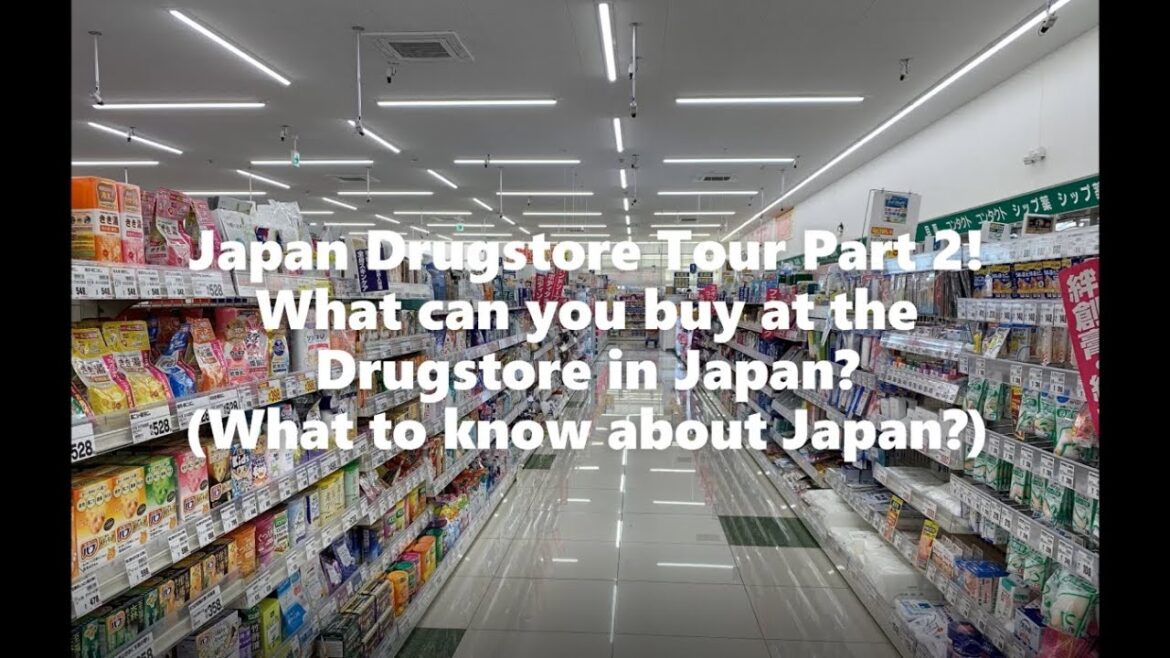 Drugstore in Japan Tour Part 2. What can you buy at the Drugstore in Japan?