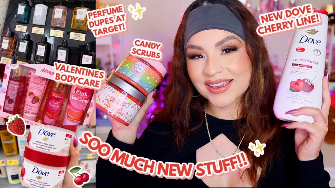 私と一緒に買い物🛒 + HUGE💗BODY CARE HAUL | NEW TREE HUT SCRUBS、PERFUME DUPES、DOVE CHERRY MILK、もっと