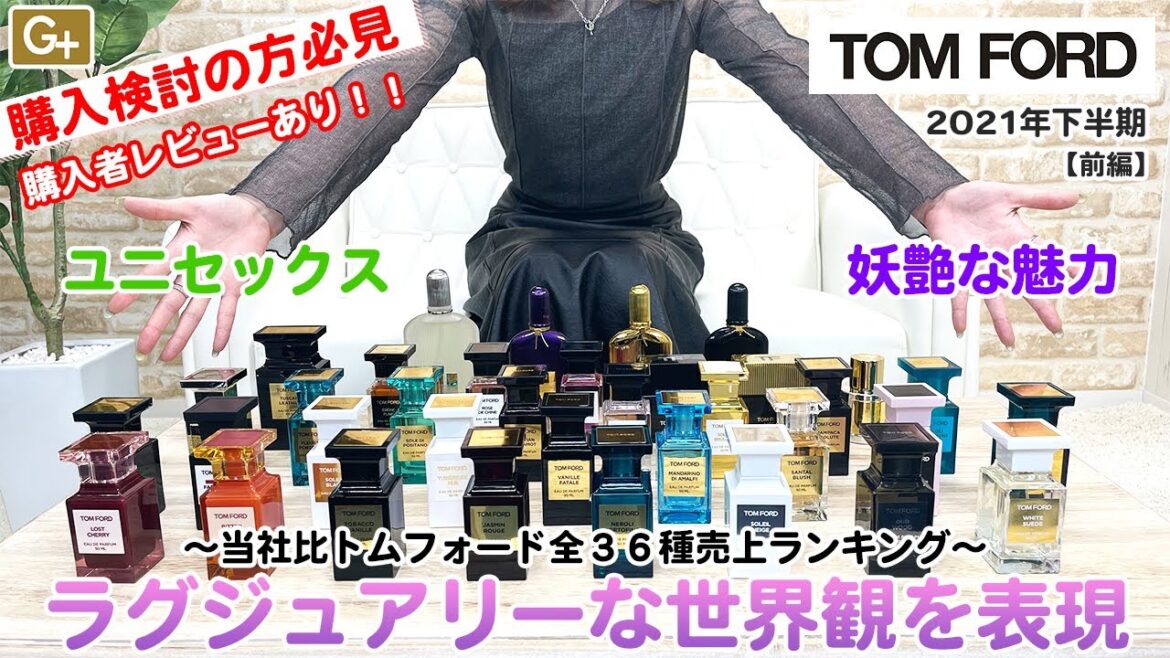 【徹底解説】トムフォード香水全３６種人気ランキング紹介【前編】