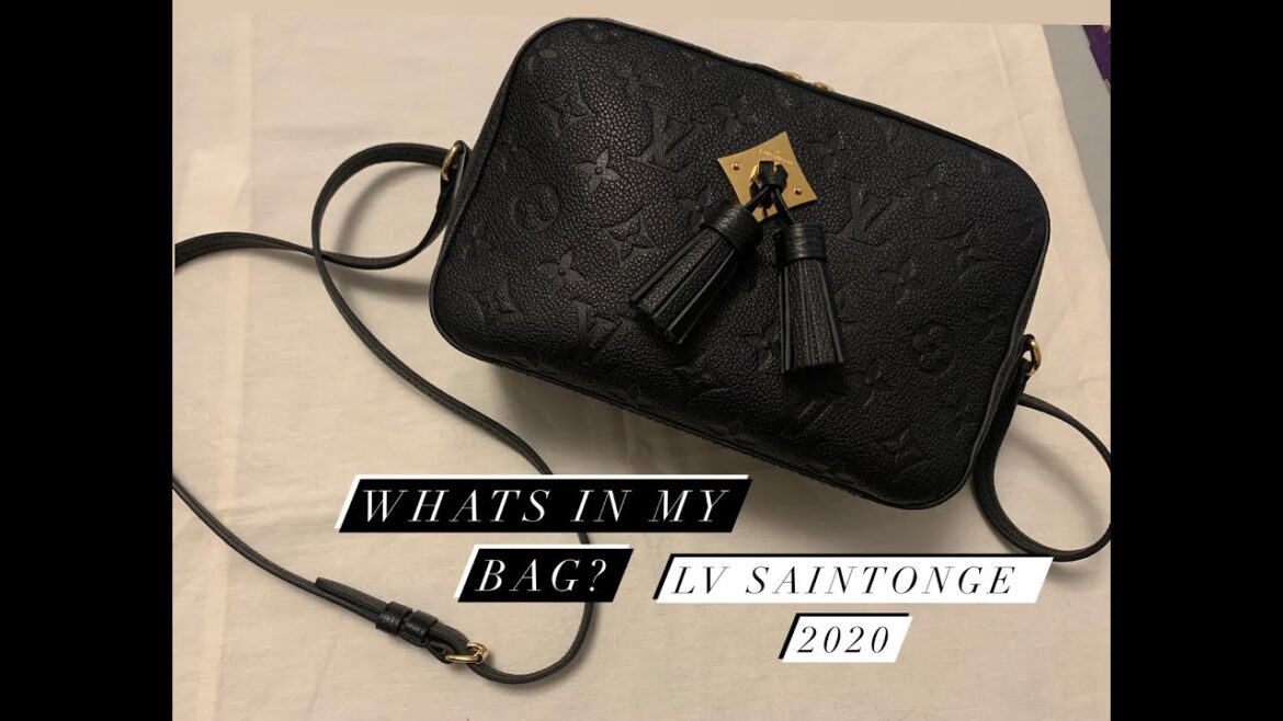Whats in my Bag | Louis Vuitton Saintonge | COVID Edition 2020 (TURN ON CC)