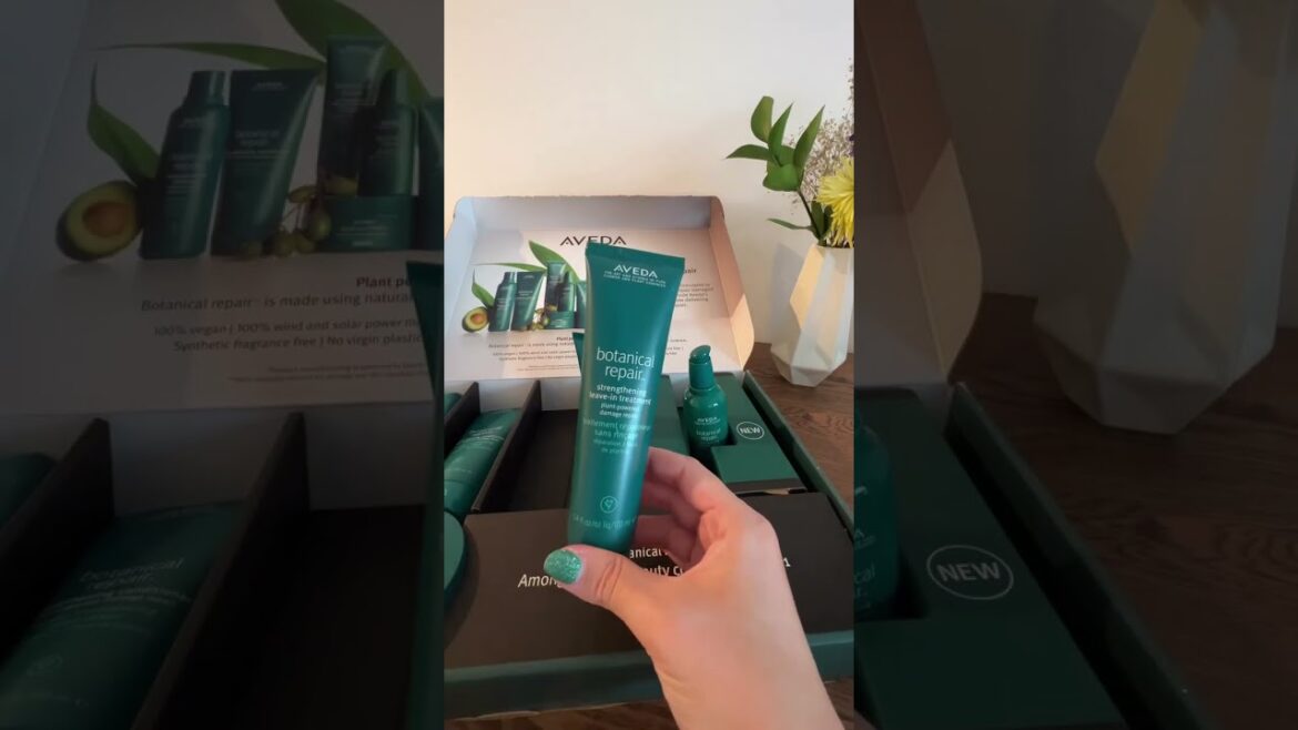 New lovely package I got as a gift from #aveda. This is the botanical repair line. Excited to try it