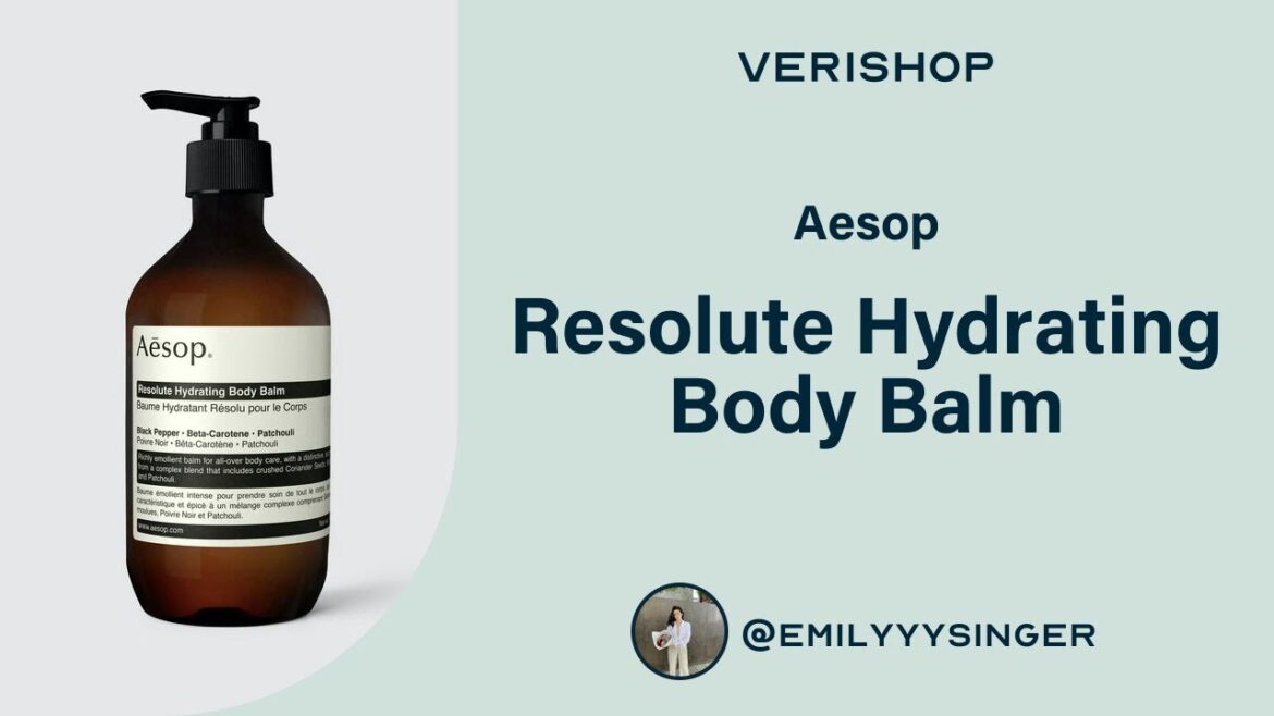 Aesop Resolute Hydrating Body Balm Review
