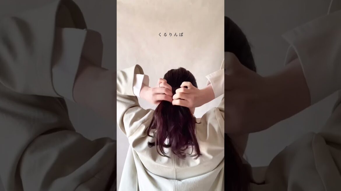 【絶対できる】寝坊もOK💓サクッと編みおろしヘアアレンジ