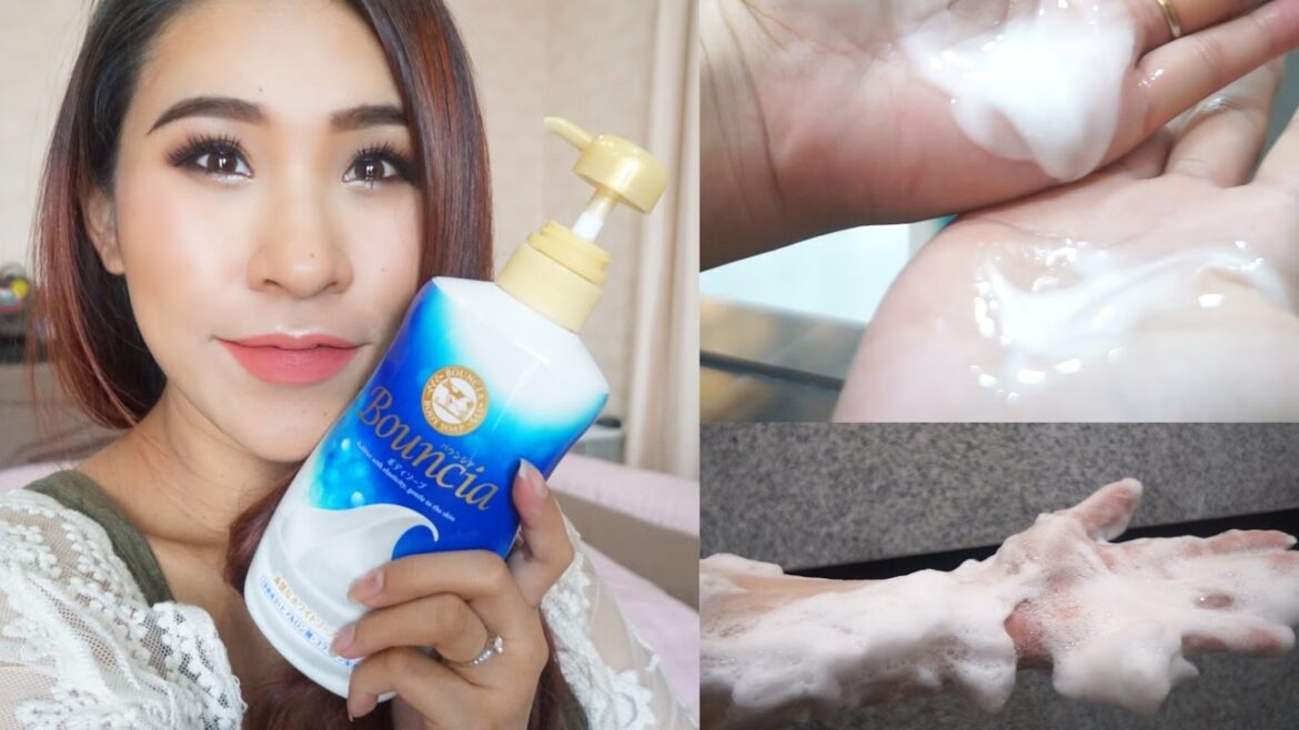 รีวิวครีมอาบน้ำจากญี่ปุ่นที่ฟองเยอะที่สุด Cow Brand Bouncia body soap