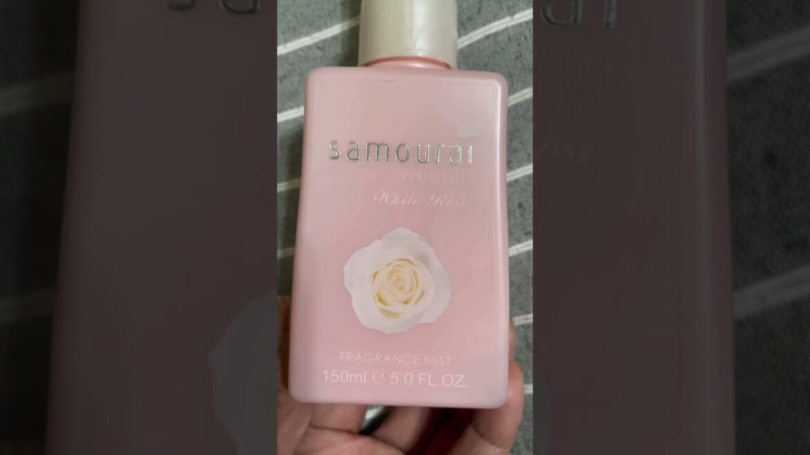 SAMOURAI#WOMAN WHITE ROSE #FRAGRANCE MIST COLOGNE ///SHORT///