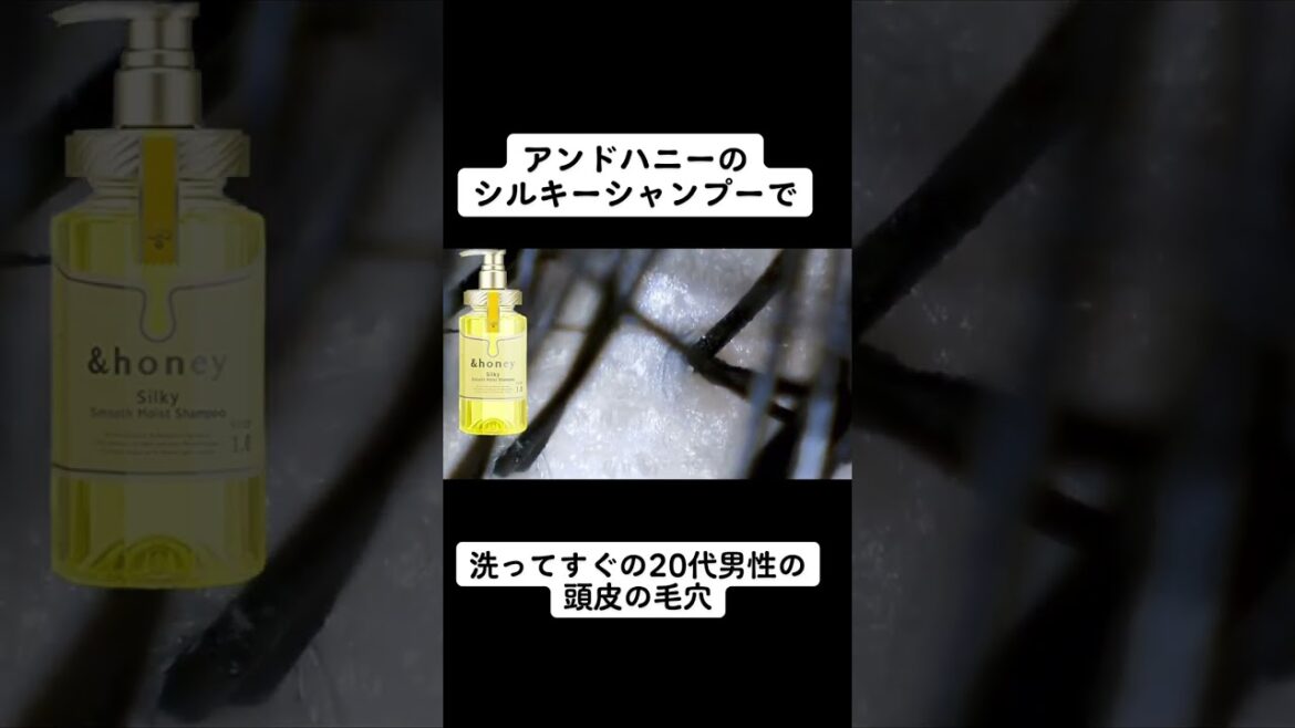 アンドハニーシルキーシャンプーで洗うと？#美容#シャンプー#頭皮