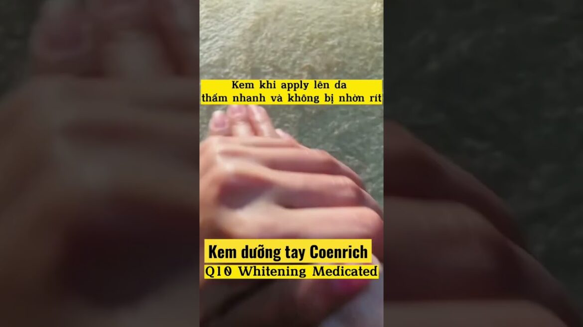 Kem dưỡng tay Q10 Coen Rich dưỡng ẩm - mềm mại