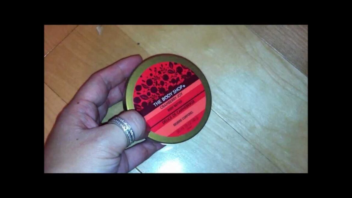HAND CREAMS the body shop shea body butter mini cranberry joy