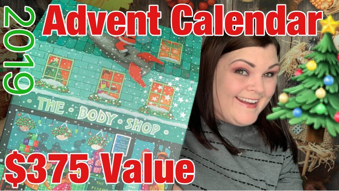 The Body Shop Advent Calendar 2019 Unboxing